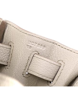 Kelly 28 Handbag Light Togo with Palladium Hardware