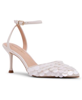 Women's Flora-S Pailette Embellished Pointed Toe Two-Piece Pumps