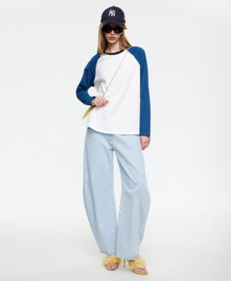 Women's Crew Neck Baseball T-Shirt