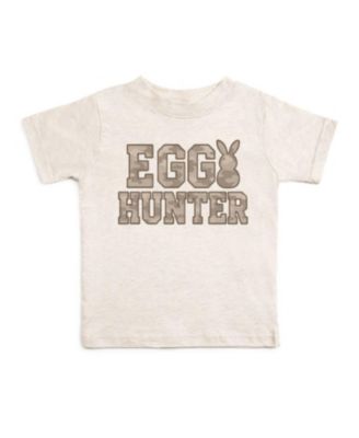 Toddler Boys Egg Hunter Camo Easter Short Sleeve T-Shirt