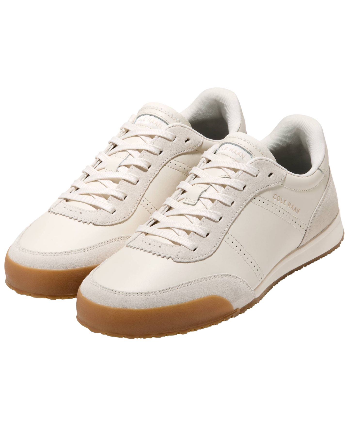 Мужские кроссовки Cole Haan GrandPro Round-Toe Slimline, цвет: Слоновая кость — фото 9