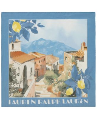 Lauren Ralph Lauren Summer Conversational Square Scarf - Macy's