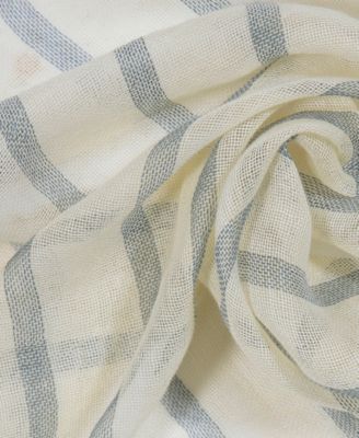 Woven Stripe Small Square Scarf