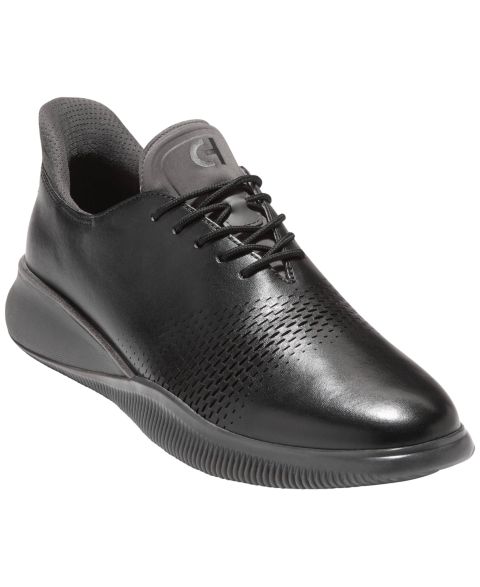 Обувь Cole Haan Men's 6. Zerøgrand Laser Quick-On Lace-Up Oxford Shoes, цвет: Чёрный