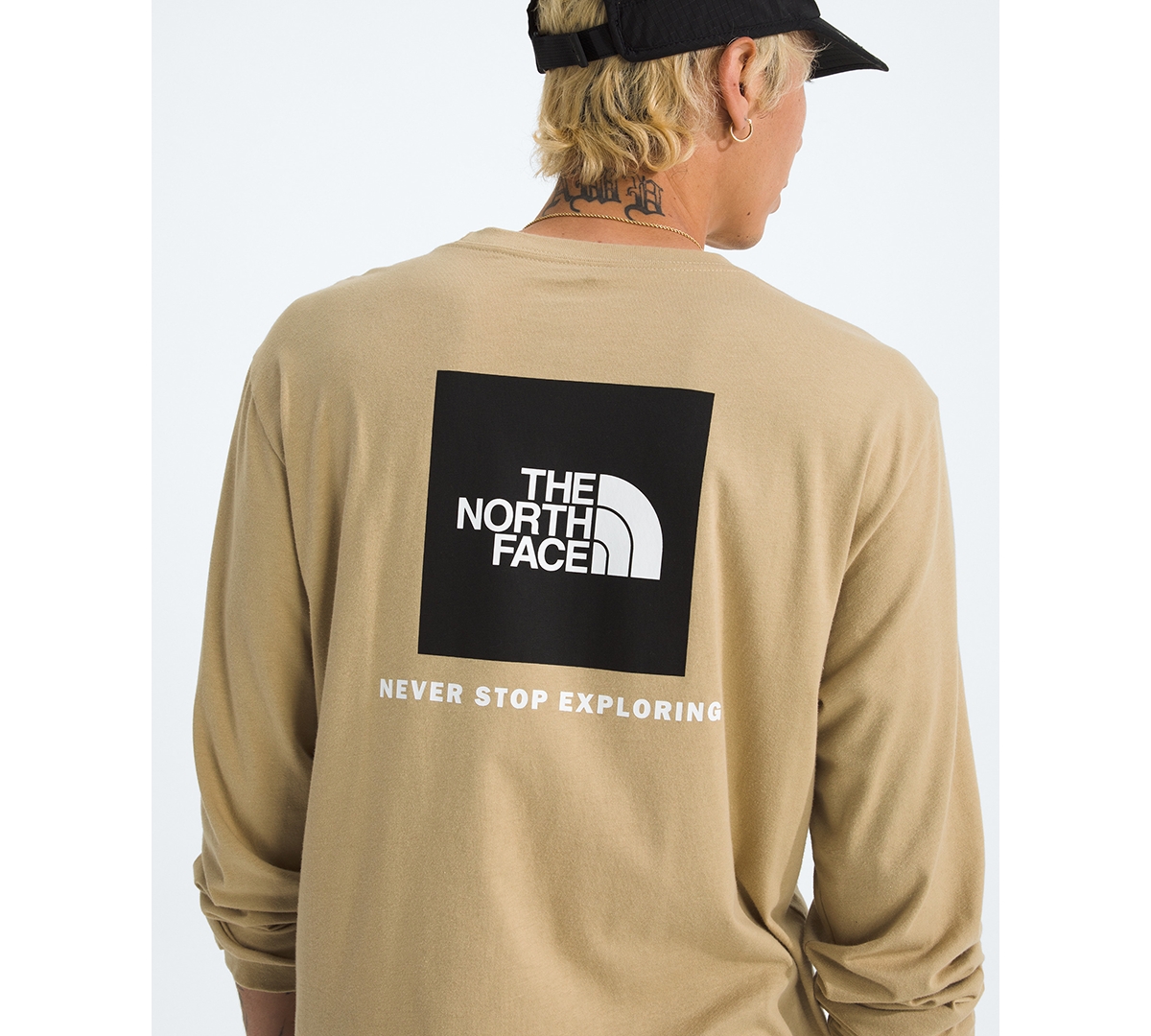 The North Face Men's Evolution Box Nse Regular Long-Sleeve T-Shirt