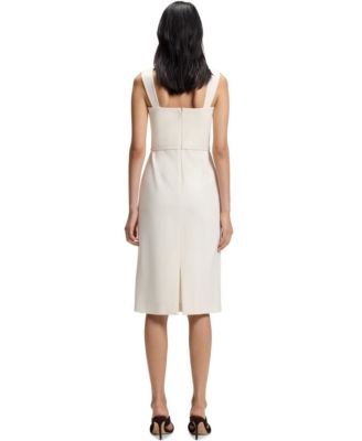 BOSS by Women's Slim-Fit Jersey Layered Detail Dress