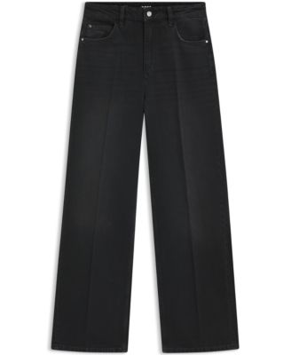 BOSS by Women's Rigid Denim Boyfriend-Fit Jeans