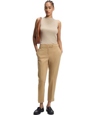 BOSS by Women's Stretch Jersey Slim-Fit Pants