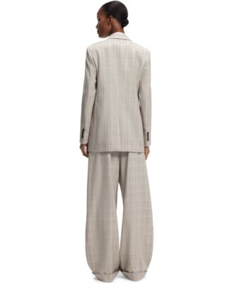 BOSS by Women's Stretch Wool Regular-Fit Blazer