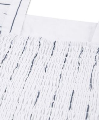 Girls' Flutter-Sleeve Square Neck Top