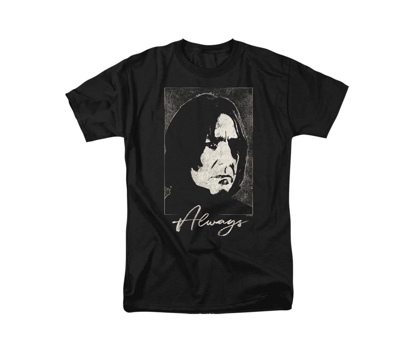 Мужская футболка Harry Potter Severus Snape Always Valentine, цвет: Чёрный — фото 1