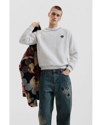 Men's Disney patch jeans