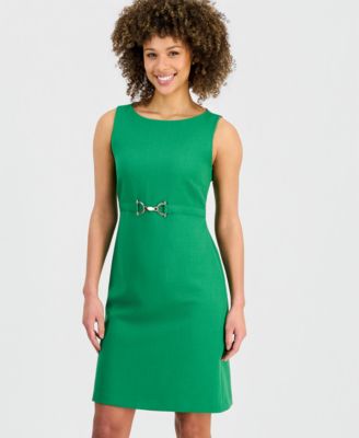 Women's Belted Sheath Dress