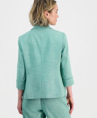 Women's 3/4-Sleeve Notch-Lapel Blazer