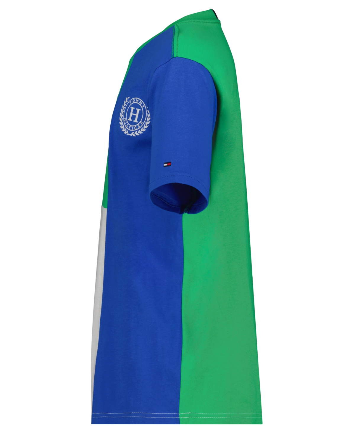 Tommy Hilfiger Boys' 8-20 Tri-Block Short-Sleeve T-Shirt