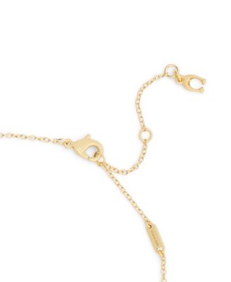 Faux Stone Halo Circle Pendant Necklace