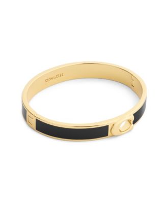 Chalk Signature C Enamel Bangle Bracelet