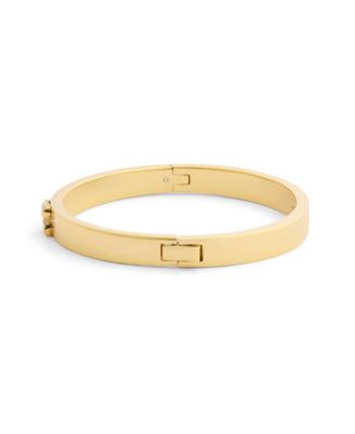 Faux Stone Pav&eacute; Signature C Bangle Bracelet