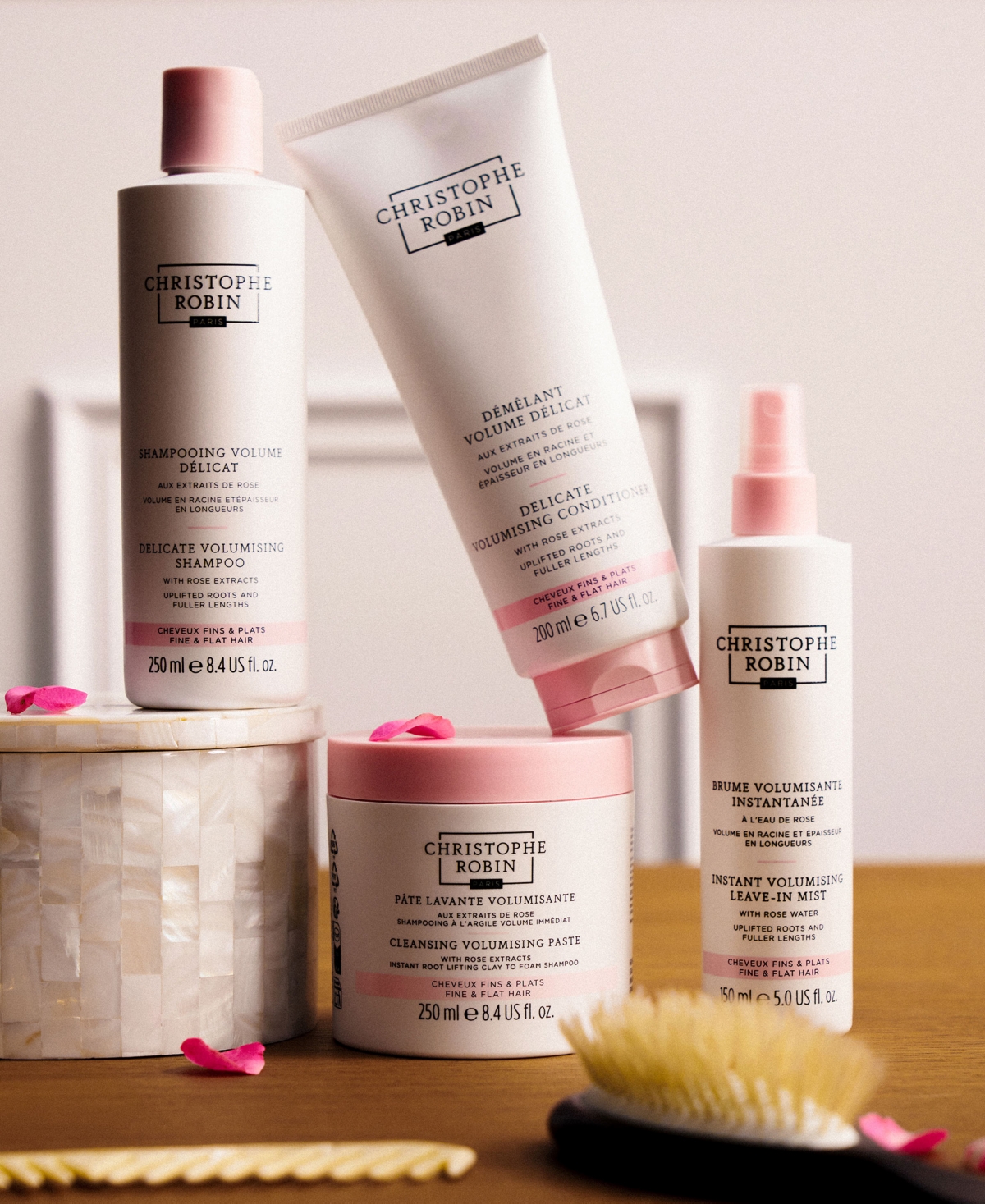 Christophe Robin Delicate Volumizing Conditioner with Rose Extracts, 6.8oz