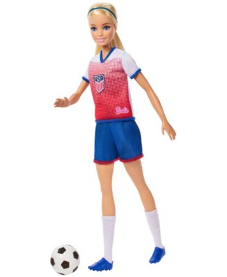 Careers USSF Soccer Fashion Doll Dressed in Removable Sport-Themed Outfit