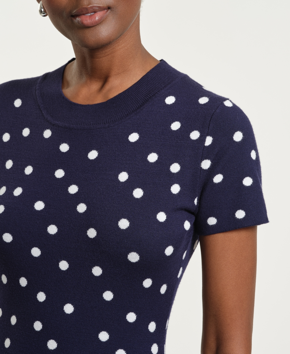 Isaac Mizrahi Women's Polka Dot Flare Dress