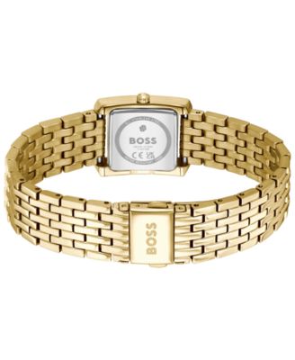 Women's Lucy Scala Quartz Ionic Plated Thin Gold Steel Watch, 22mm