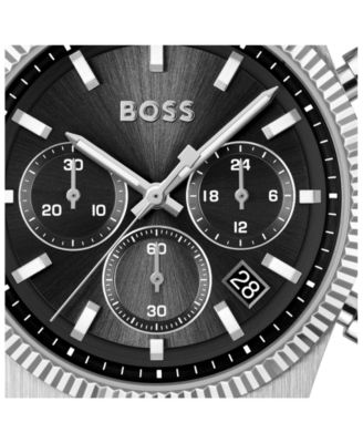 Men's Candor Prime Quartz Chrono Stainless Steel Watch, 41mm