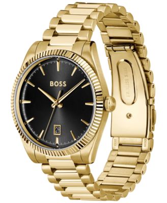 Men's Cheswick Quartz Ionic Plated Thin Gold Steel Watch, 40mm