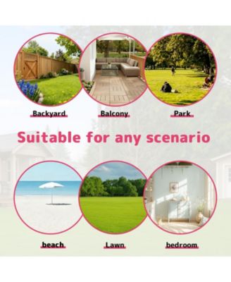 Large Kids Playhouse for Indoor Outdoor with Basketball Ring Toss Play and DIY Stickers for Girls Boys Ages 2