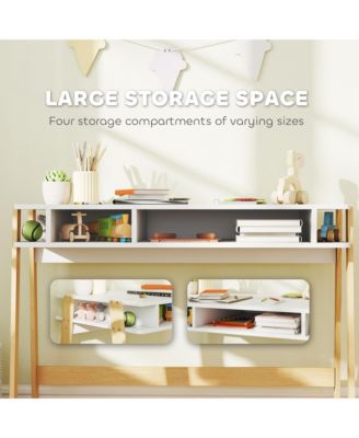 Kids Desk and Chair Set with Storage for Ages 3–12