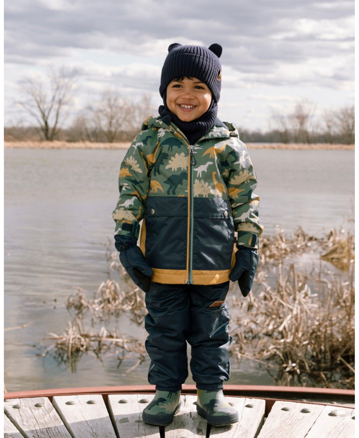 Deux par Kids Unisex Knit Neck warmer