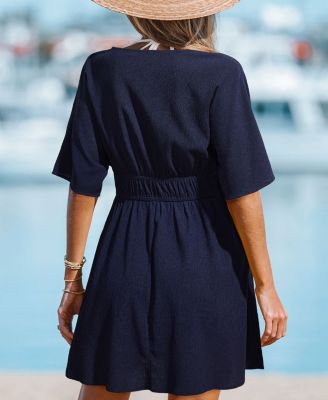 Women's Andros Cover-Up Mini Beach Dress