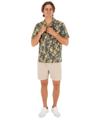 Men's Camp Collar Short-Sleeves Shirt