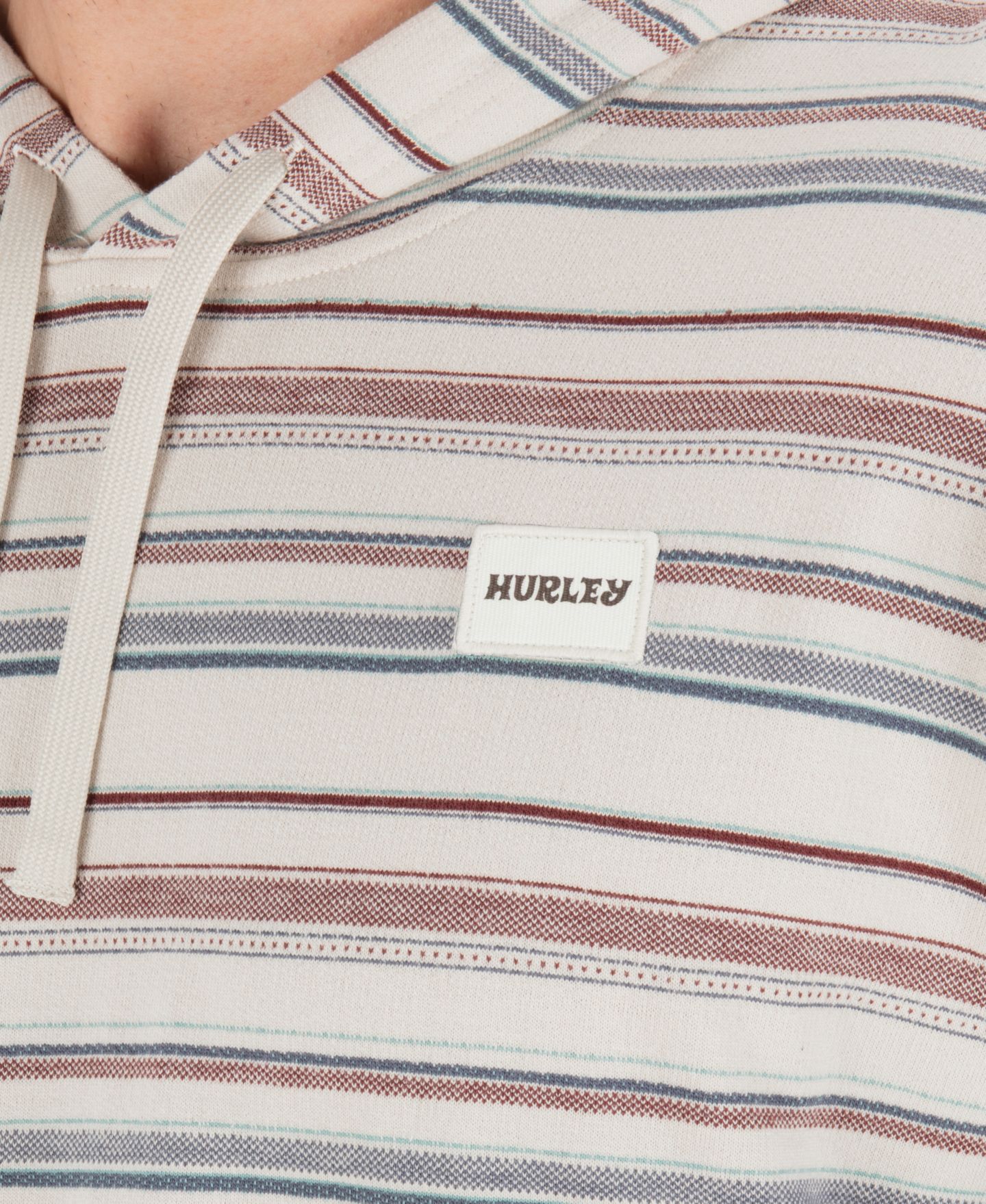 Мужской свитшот Hurley Regular-Fit Hooded Poncho, цвет: Кремовый — фото 4