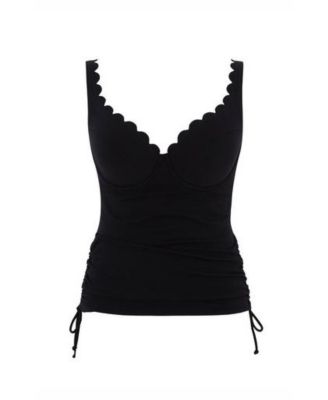 Women's Spirit Selena Underwire Scalloped Plunge Tankini Swim Bra