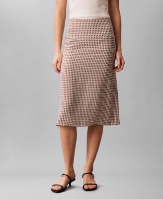 Women's Printed Midi Skirt