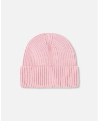Girl Knit Hat Pale Pink - Toddler|Child