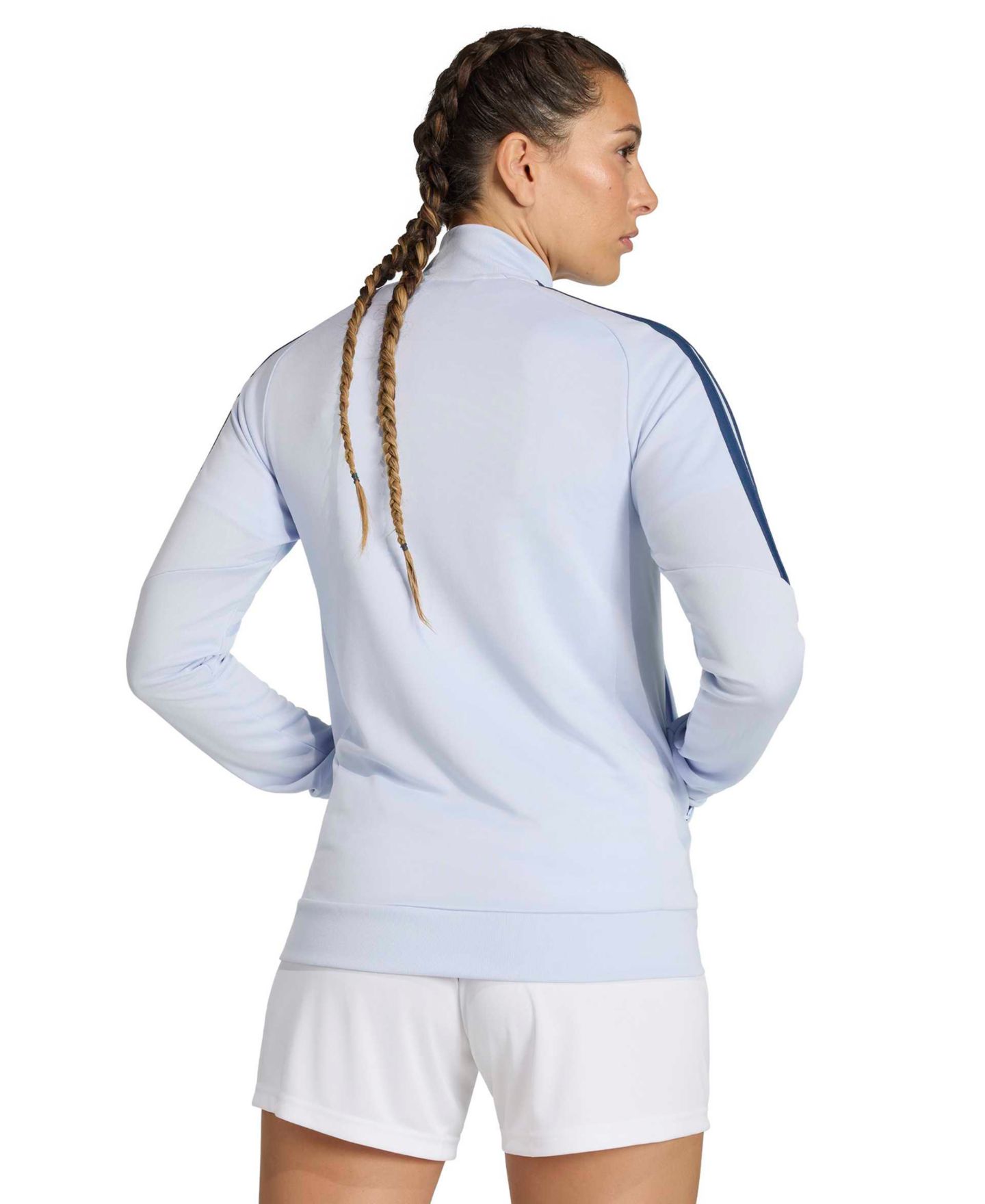 Женская куртка adidas Tiro 26 Quarter-Zip, цвет: Синий / Ночной морской — фото 5