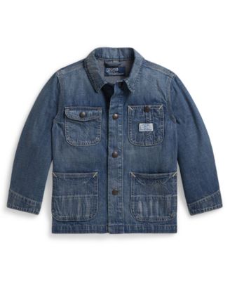 Boys' 2-7 Long-Sleeve Denim Jacket