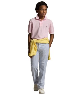 Boys 8-20 Oxford Mesh Polo Shirt