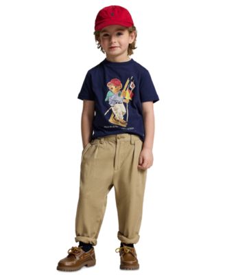 Boys' 2-7 Polo Bear Cotton Jersey Tee