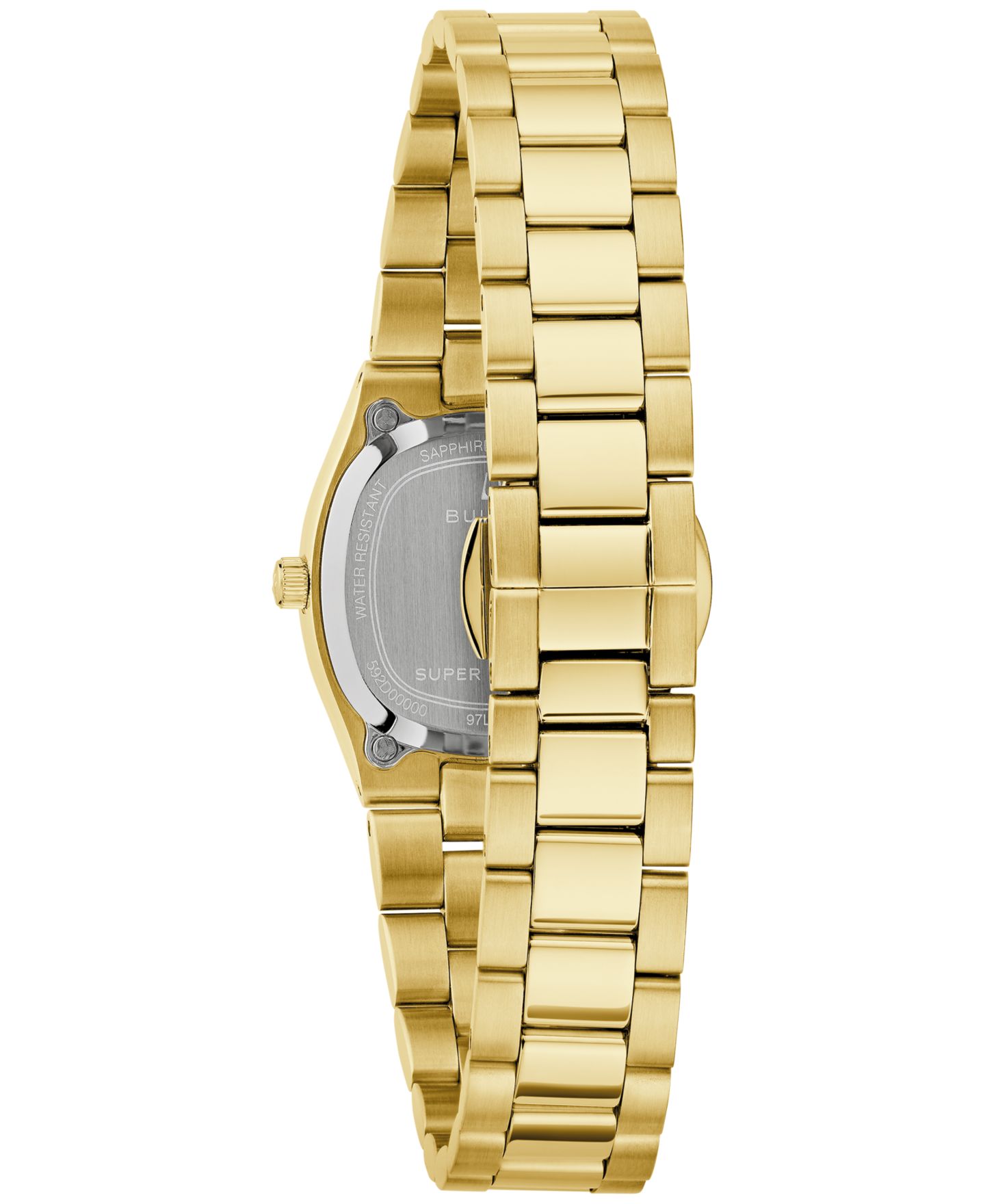Женские часы Bulova Classic Super Seville Gold-Tone Stainless Steel Bracelet Watch 25mm — фото 5