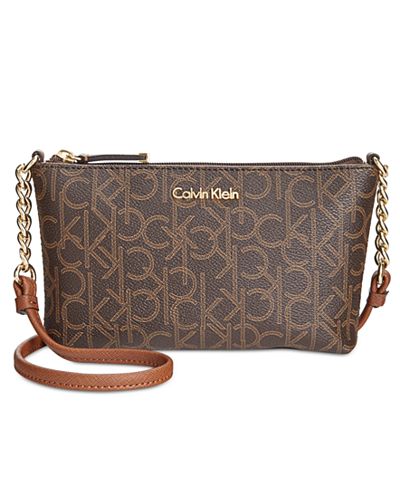 Calvin Klein Mini Monogram Crossbody - Handbags & Accessories - Macy's