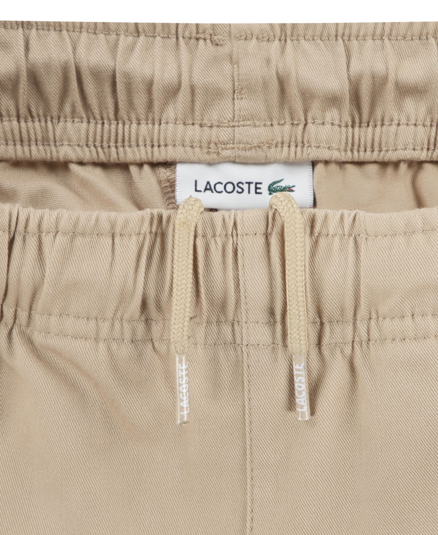 Брюки Lacoste Stretch Twill для мальчиков, цвет: Хаки — фото 7