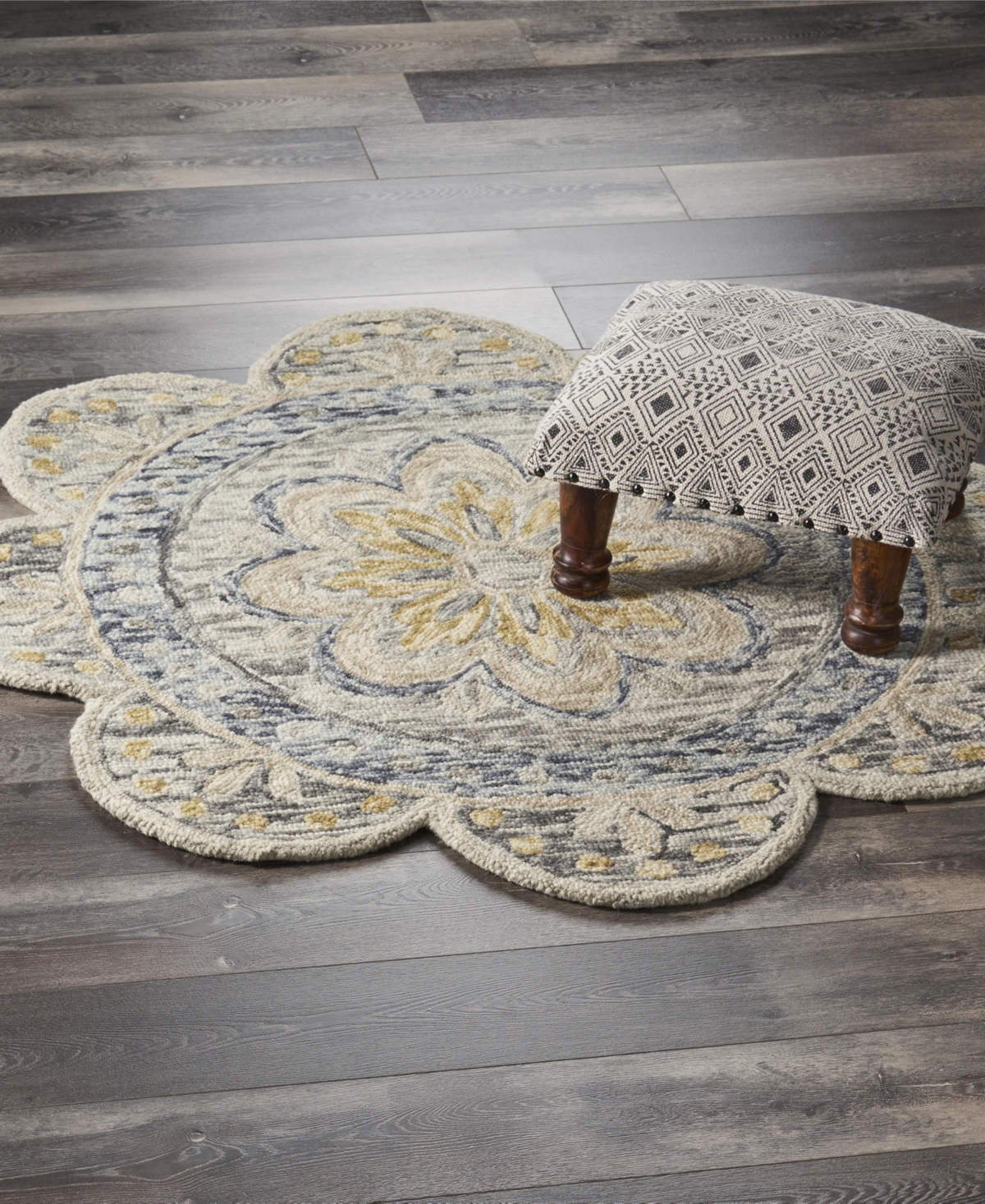 Lr Home Radiance Rdc-092 6' x 6' Round Area Rug