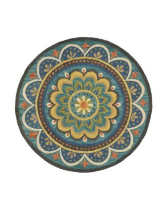 Radiance RDC-026 4' x 4' Round Area Rug
