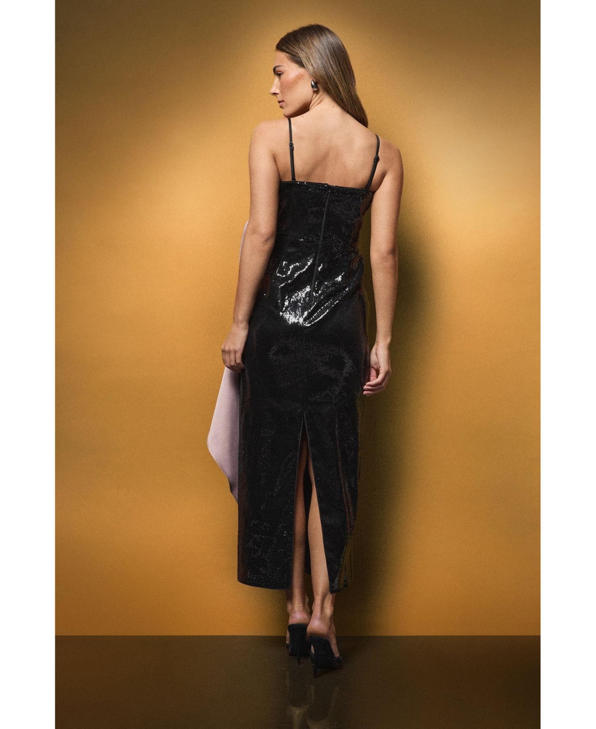 Coast Women's Sequin Bow Maxi Dress