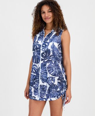 Women's Sleeveless Zip-Up Swim Hoodie