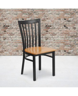 School House Metal Restaurant Dining Chair