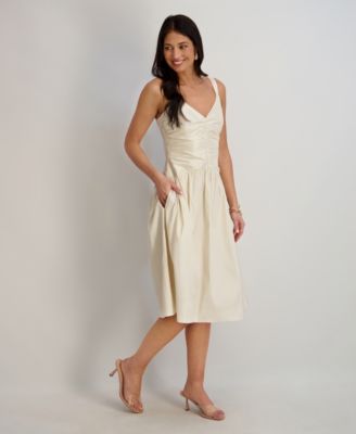 Women's Stretch V-Neck Dress